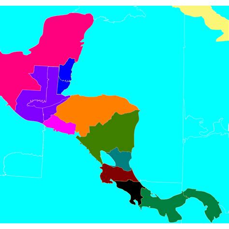 Lista 90+ Foto Map Of Central America And Mexico Actualizar