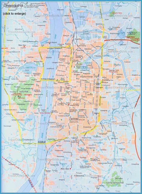 Changsha Subway Map - TravelsFinders.Com