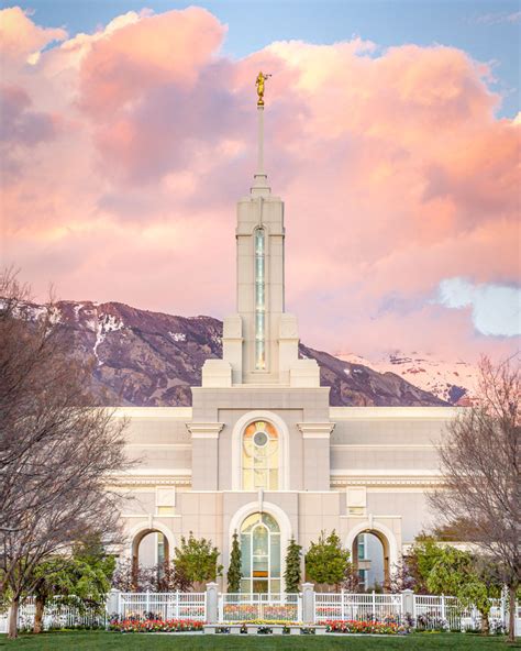 Mount Timpanogos Temple - Mountain View by Evan Lurker | Altus Fine Art