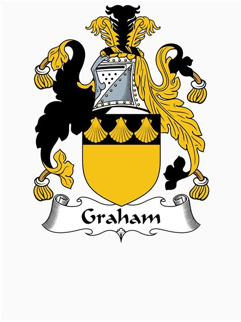 "Graham Coat of Arms / Graham Family Crest" T-shirt by ScotlandForever ...