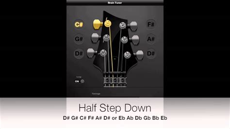 Half Step Down (Eb or D#) Guitar Tuning - YouTube