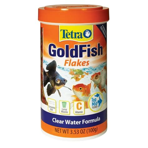 TetraFin Balanced Diet Goldfish Flake Food for Optimal Health, 3.53 Ounces - Walmart.com ...