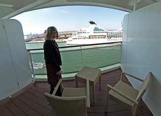 MSC POESIA stateroom balcony