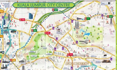 Kuala Lumpur Attractions Map | FREE PDF Tourist City Tours Map Kuala ...