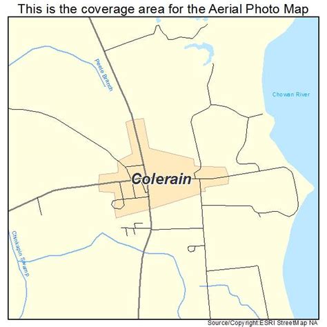 Aerial Photography Map of Colerain, NC North Carolina