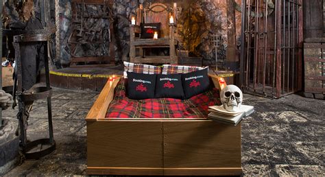 Would you spend Halloween sleeping in a coffin?