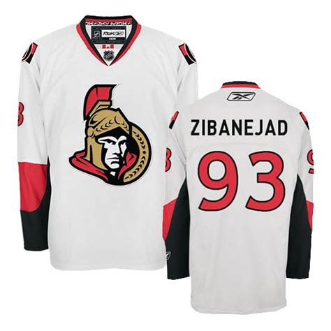 Mika Zibanejad Ottawa Senators Reebok Authentic White Away Jersey On Sale