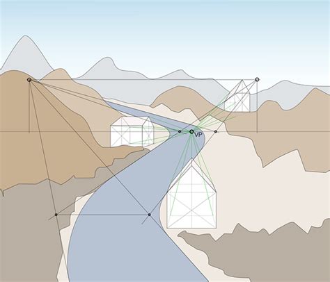 Perspective Drawing Landscape