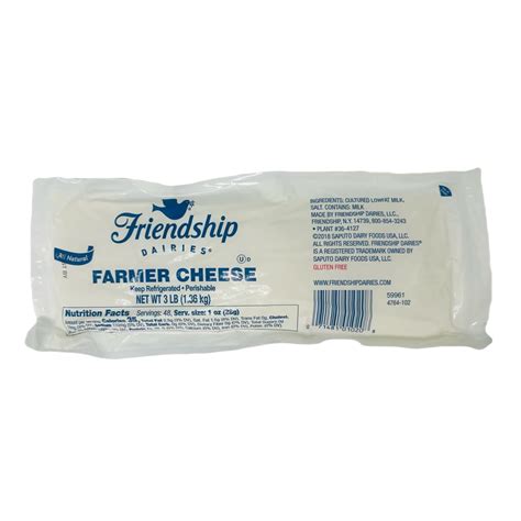 Amazon.com: Friendship Farmer Cheese loaf by Dairies (1 loaf) : Grocery ...