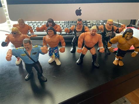 9 1990's Hasbro WWF WWE WCW Wrestling Figure Toy Lot | #2734696509