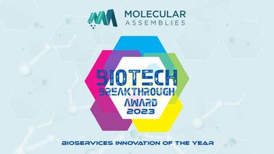 Molecular Assemblies Receives the 2023 BioServices Innovation of the Year Award from BioTech ...