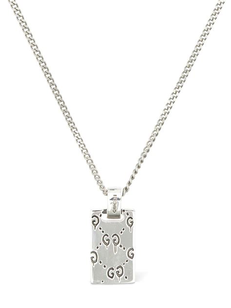 Gucci 55cm Ghost Necklace in Silver (Metallic) for Men - Lyst