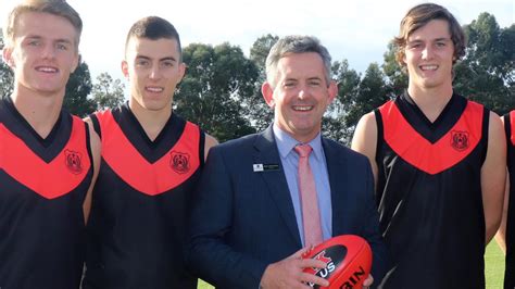 Rostrevor College principal says Geelong recruits Ben Jarvis and Jacob Kennerley will be ...