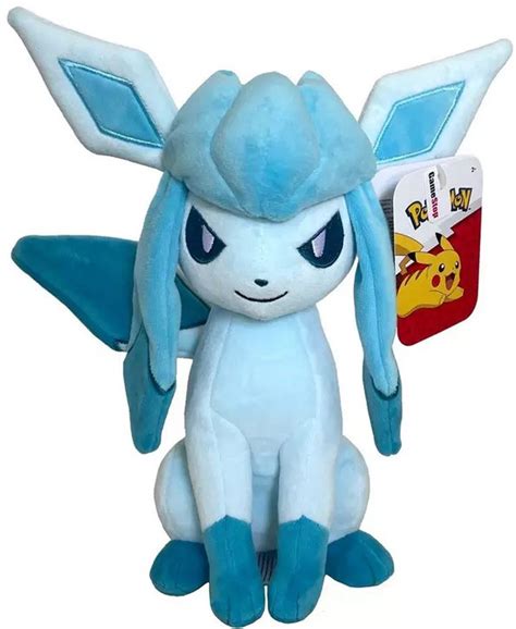 Pokemon Eevee Evolution Glaceon Exclusive 8 Plush Jazwares - ToyWiz