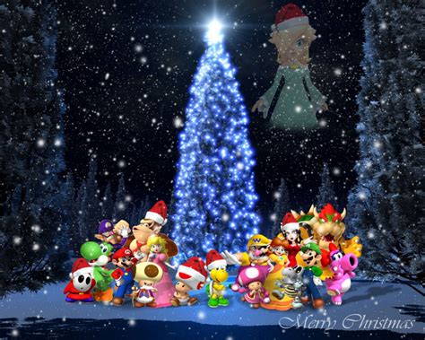 Super Mario Christmas Wallpaper by 1kamz on DeviantArt