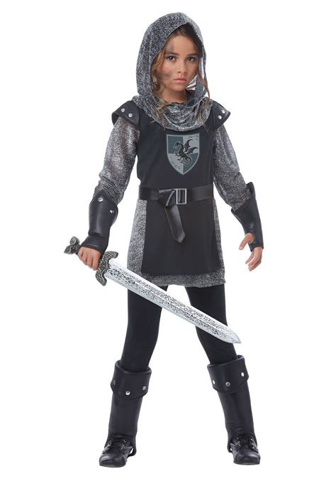 Noble Knight Costume for Girls