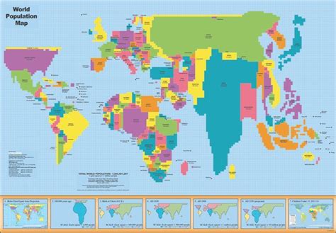 A Cartogram from the Classroom | World Population Map