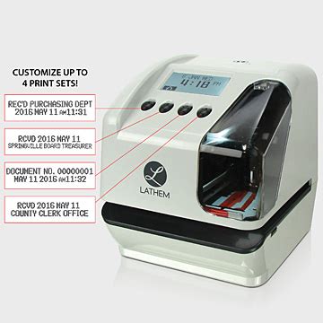 Electronic Document Stamp – LT5000 Time and Date Stamp Machine