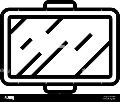lunch box glass healthy line icon vector illustration Stock Vector Image & Art - Alamy