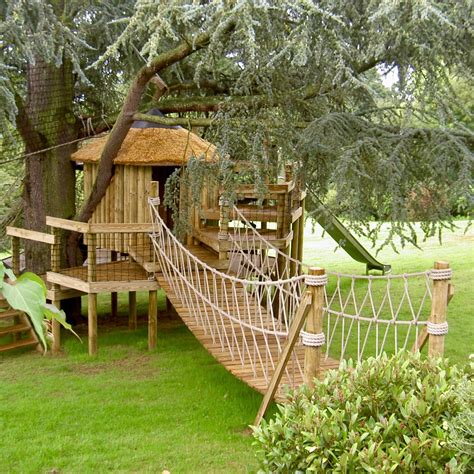 #treehouse #rope #bridge entrance | Tree house, Cool tree houses, Backyard bridges