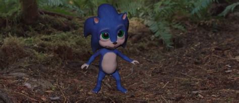 Sonic Movie Baby Before And After