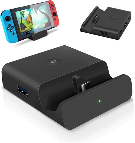 OMKUY Nintendo Switch Dock Switch Charging Dock Mini 4K HDMI TV Adapter ...