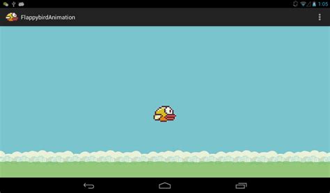 Android Animation Example: Flappy Bird Up And Down