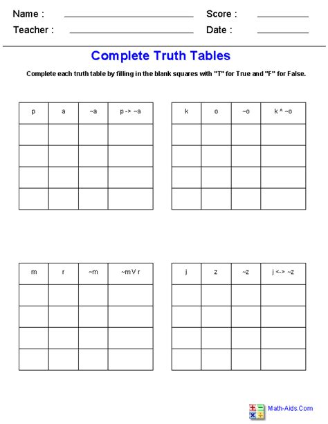 Comparing Numbers 1 to 10 Worksheet