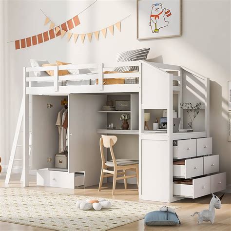 mill Not complicated client high sleeper bed with wardrobe code ...