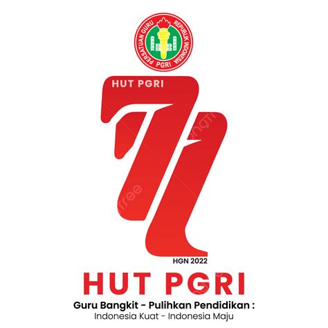 Logo Resmi Hut Pgri 2022 PNG, Vector, PSD, and Clipart With Transparent Background for Free ...