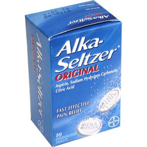 Alka-Seltzer Original 10 - ExpressChemist.co.uk - Buy Online