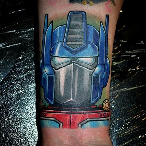 Optimus Prime Logo Tattoo