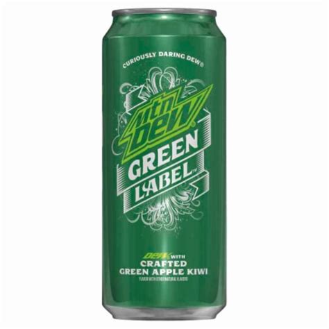 Mountain Dew Green Label Soda, 16 fl oz - Kroger