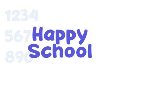 Happy School - Font Free Download