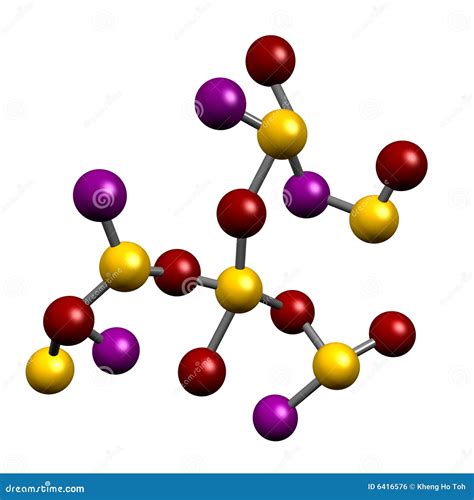 Molecule Formation Isolated Stock Illustration - Illustration of atom ...