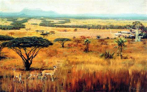 African Landscape Painting Wallpapers - Top Free African Landscape ...