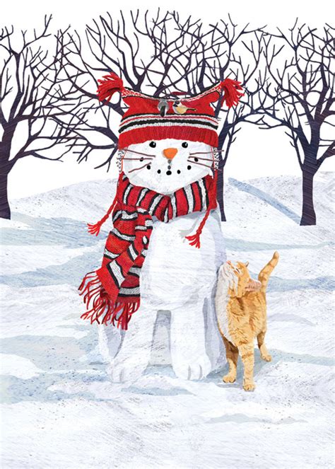 Allport Editions - Cat Snowman