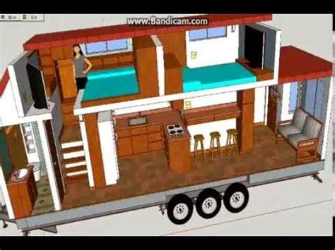 A Not so tiny Tiny House - Tiny House design using Sketchup | Tiny ...