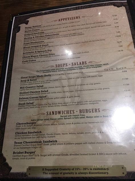 Menu of Saltgrass Steakhouse in Cedar Hill, TX 75104