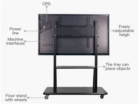 55 Inch Interactive Infrared Touch Screen Monitor For Classroom And Office