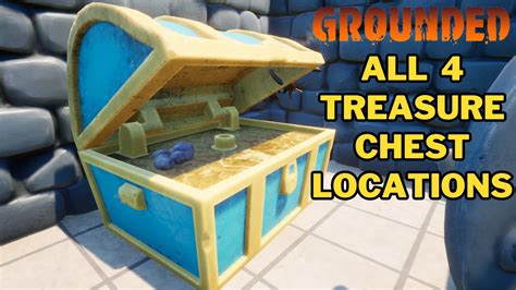 Grounded All 4 Treasure Chest Locations | Buried Treasure Chests - YouTube