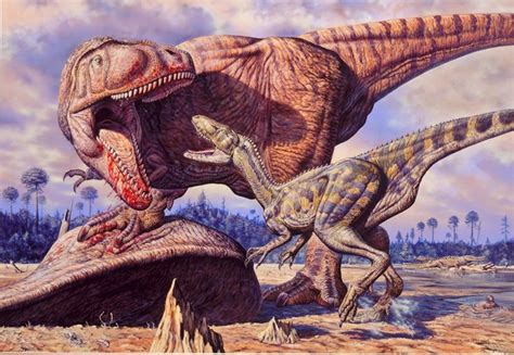 Mark Hallett, Paleontology, Paleoart, dinosaurs, illustration, editorial, salzmanart.com ...