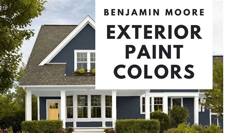 65+ Benjamin Moore Exterior Paint Colors | Gray, Dark, Yellow, Green