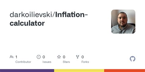 GitHub - darkoilievski/Inflation-calculator