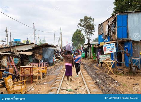 Nairobi, Kenya - August, 2019: Kibera is the Biggest Slum in Africa ...