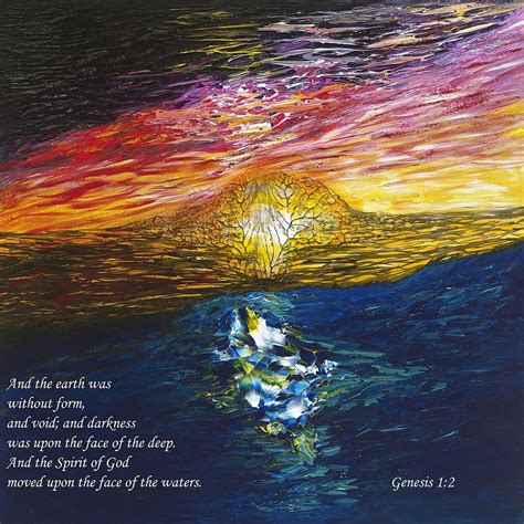 Genesis 1 verse 2 Painting by Winter Frieze - Fine Art America