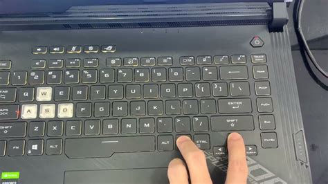 How to Turn On/Off Keyboard Lights on ASUS ROG STRIX G15 G512 laptop ...