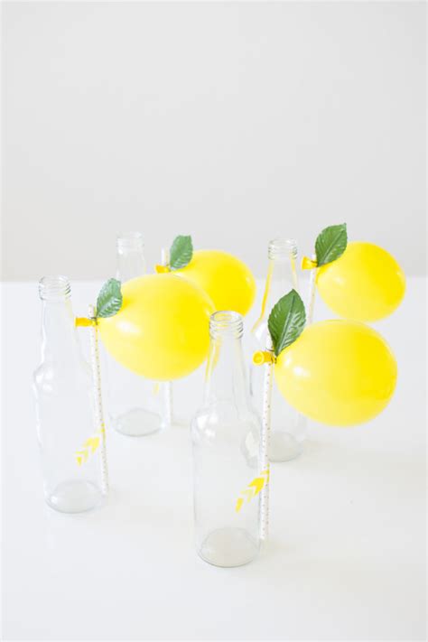 DIY Lemon Balloon Party Decorations for your next celebration