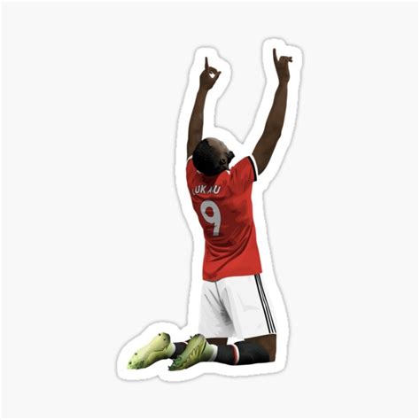 "Romelu Lukaku Illustration" Sticker for Sale by tbutcherdesign | Redbubble