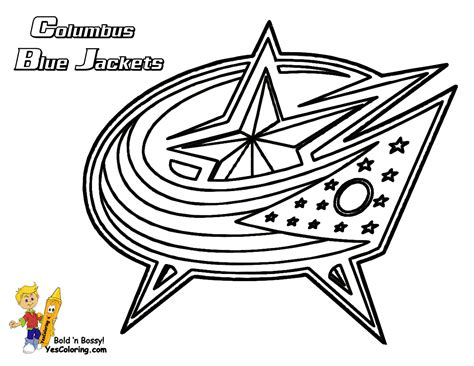 Nhl Logo Coloring Pages